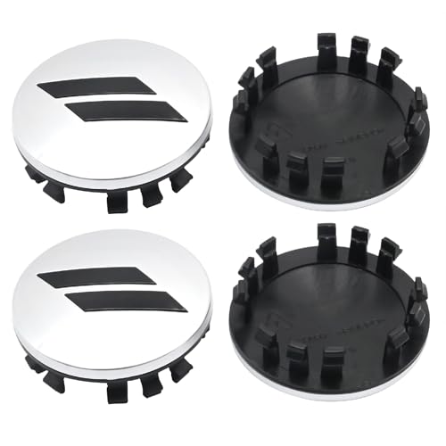 MDEOOSKY 4Pcs 6CZ27DX8AA 63mm 2.5" Wheel Center Cap Covers Replacement for Dodge Charger Challenger Durango Replace 6CZ27RM8AA (Silver) - color: Silver