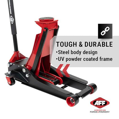 AFF 3.5 Ton Floor Jack - Low Profile Car Jack with Lightning Lift Hydraulic - Heavy Duty - style: Heavy Duty