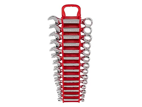 TEKTON Stubby Combination Wrench Set, 14-Piece | WCB92402 - size: 14-pc. (6 - 19 mm), style: Holder