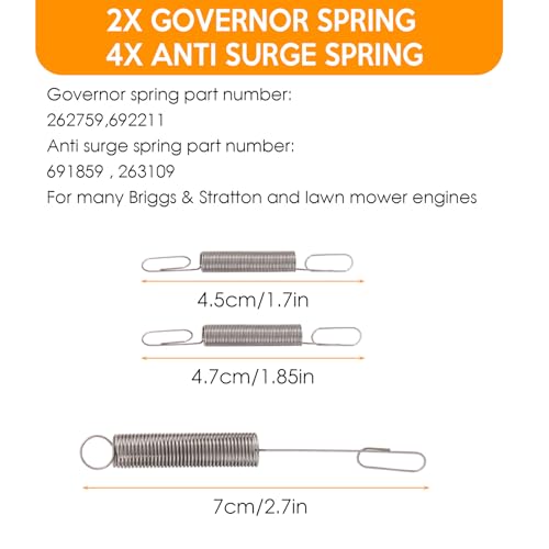 36 Pack Throttle Return Springs for Honda Briggs Engine