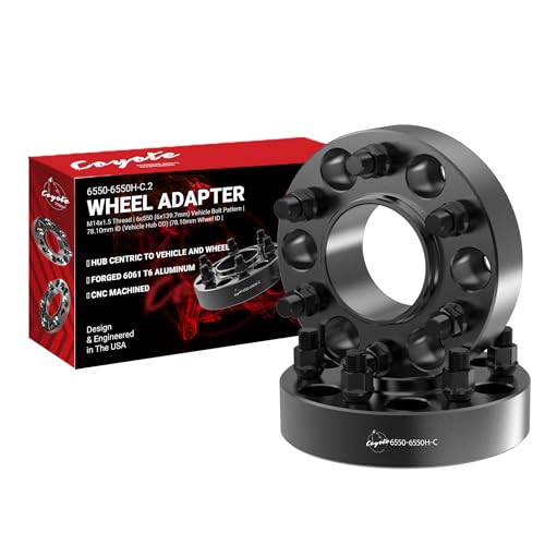 Wheel Accessories Parts 2 Pcs Hub Centric Wheel Spacers Adapters 6x5.5 6x139.7mm 1.50 Inch Thick 78.1mm Hub M14x1.5 14x1.5 Thread Stud Fits Chevy Silverado 1500 Suburban Tahoe ｜ GMC Sierra 1500 Yukon - size: 1.5" (2 Pack), style: Silverado Sierra 1500 (Hu