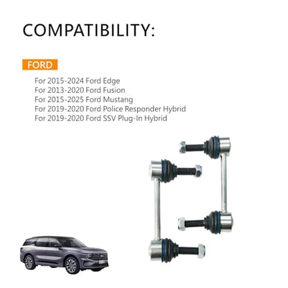 K750744 Stabilizer Bar Link Rear For Ford(Edge,Fusion,Mustang,Police Responder Hybrid) For Lincoln(Continental,MKX,MKZ,Nautilus) OE 5182818, DG9C5C486AXC, DG9Z5C486A, X15SL0085, X95A16505 - size: 830875