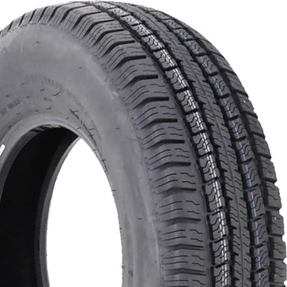 Taskmaster Provider ST Premium Trailer Radial Tire-ST205/75R15 205/75/15 205/75-15 101/97M Load Range C LRC 6-Ply BSW Black Side Wall