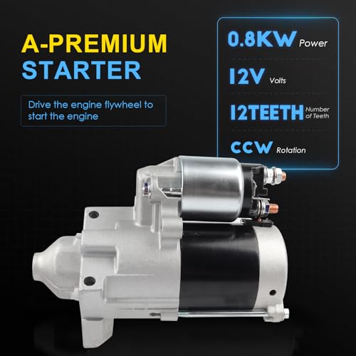 Starter Compatible with Honda GX610, GX620, GX670, GXV620, GXV610, GXV670 Engines 18Hp 20Hp 24Hp - color: 31200-ZJ1-H01