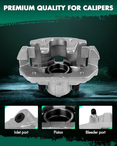 SCITOO 2PCS 18B4778 18B4779 Front Driver & Passenger Side Brake Calipers - size: Front[18B4778 & 18B4779]Silver