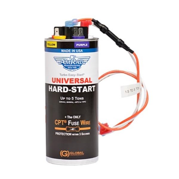 Replacement for Kickstart to-5 - Amrad 1.5 to 5 ton Universal Hard Start Kit