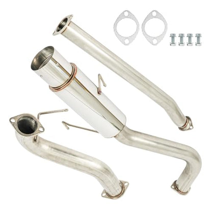 PHILTOP Cat-Back System Fit for 2015-2017 Subaru WRX/WRX STI - size: 2015-2017 Subaru WRX/WRX STI