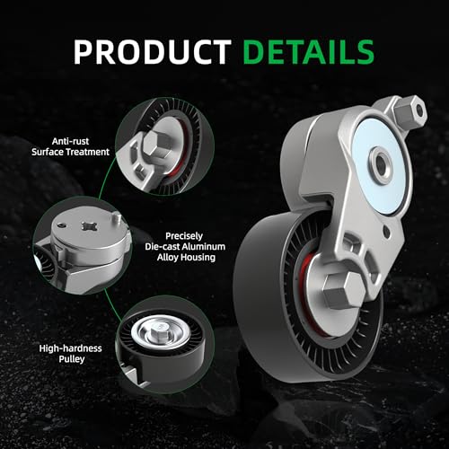 Belt Tensioner and Serpentine Belt Kit #166200V020 166200V021 - size: for Camry/RAV4/tC 2009-2018