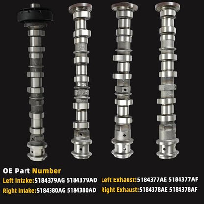 Camshafts Kit Timing Chain Kit for Jeep Dodge RAM Chrysler 3.6 2011-2016