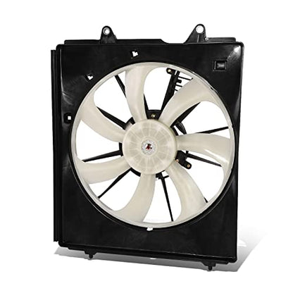 HO3113143 Factory Style Radiator Cooling A/C Condenser Fan Assembly Compatible with Honda Odyssey 3.5L 2018-2022, 12V, Black