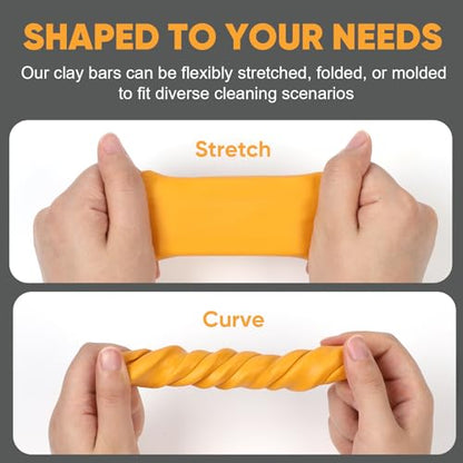 TEAWOO Car Clay Bar 4 Pack 400g, automotive clay bar, Car Detailing Cleaner - size: 4 Count