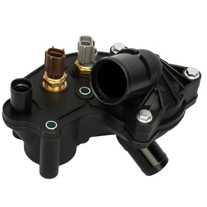 IRONTEK 902-204 Engine Coolant Thermostat Housing with 2 Sensors - size: 902-204