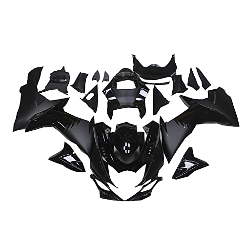 YTL Glossy Matte Black Full Fairing Fit for Suzuki 2011-2026 GSXR 600/750 - color: 018 Glossy Matte Black