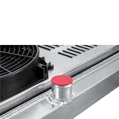 4 Row Aluminum Radiator Shroud Fan Relay Compatible with Dodge Ram 2500 3500 4500 6.7L L6 Diesel 2010-2012 Radiators