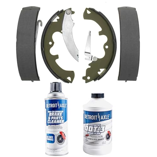 Detroit Axle - Rear Brake Shoes for 07-12 Ford Escape 07-11 Mercury Mariner - size: 4P502090/Kit
