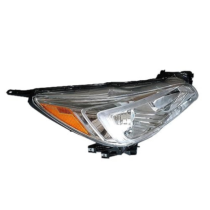 PartsFlow Halogen Headlight Chrome Housing Headlamp Right Passenger Side For 2015 2016 2017 Subaru Legacy Fit 2015 2016 2017 Subaru Outback - color: Chrome Housing Right Side