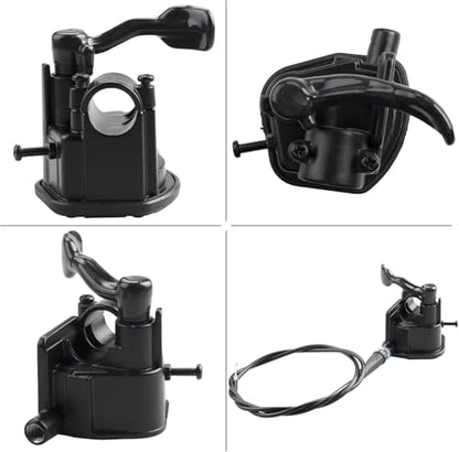 New Thumb Throttle Assembly and 1050mm Throttle Cable Compatible with Yamaha Raptor 350 660 700 TT03 All Years