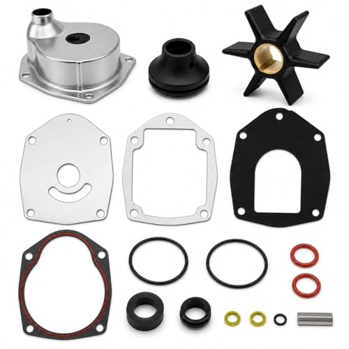 FASWORX 817275A5 Complete Water Pump Rebuild Impeller Kit Replaces 817275Q05, 18-3147 - Compatible with MerCruiser Alpha One Gen 2, Vazer Drives & Mercury Mariner 200 225 250 HP 3.0L V6 Outboard