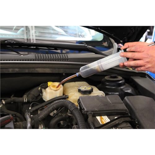 Mityvac MVA6851 7oz Fluid Evacuator Extractor and Dispensing Syringe, Lightweight, Easy to Clean, 7-1/2" Flexible Tube, Non-drip Cap, For Master Cylinders, Transaxles, Power Steering and Coolant - style: MVA6851