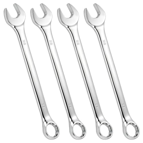 MANCHAP 4 Pcs Combination Wrench, 28mm Metric, 13 Inch Length, for Automotive, Furniture Assembly and Home DIY