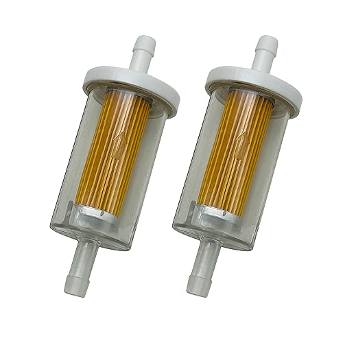 Replacement Fuel Filter for BS 695666 40 Micron 1/4 Inch Inline Fuel Filter - size: 2 Long PCS