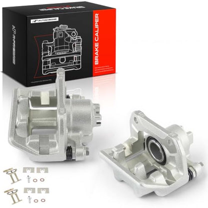 A-Premium Rear Left and Right Side Disc Brake Calipers with Bracket