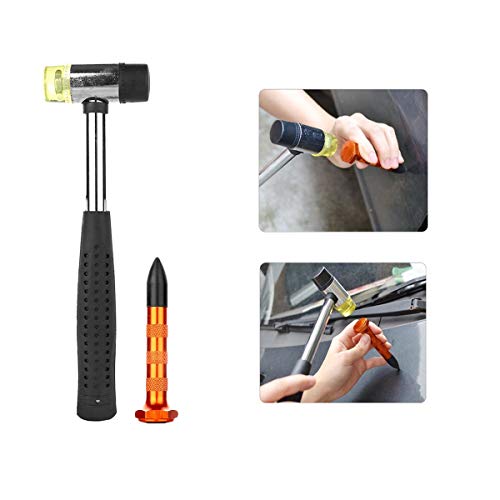 WHDZ Paintless Dent Repair Rods 16pcs Auto Body Dent Repair Hail Damage Removal Tools Paintless Dent Repair Rods Tool for Car Dent Ding Removal - color: 16PCS