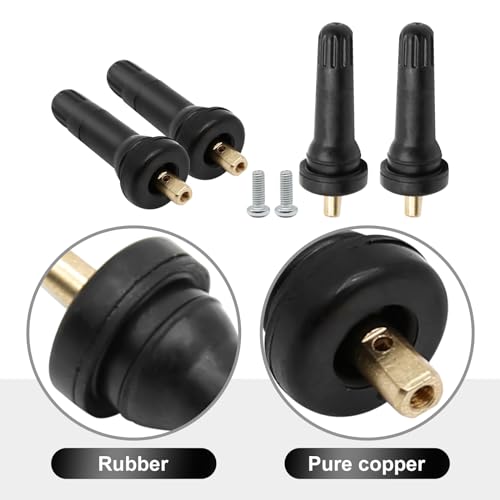 100Pcs 17-20008 TPMS Tire Pressure Sensor Valve Stem 20008 20018 Replacement for GMC Cadillac Chevy Ford Dodge Silverado and More