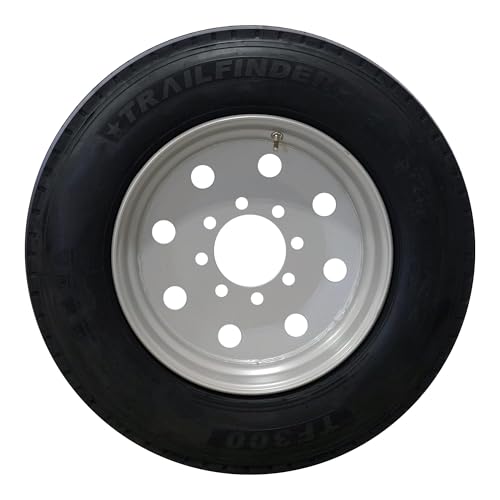 Trailfinder ST215/75R17.5 Radial Trailer Tire & Wheel Assembly, 8 Lug