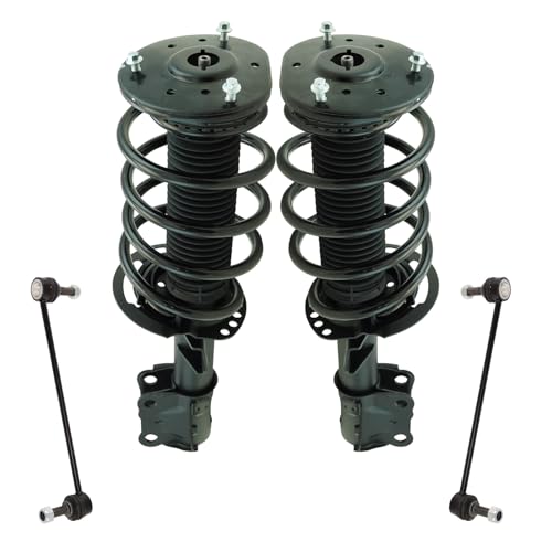 TRQ Front Suspension Kit Complete Strut & Coil Spring Assembly Sway Bar - style: SCA34841