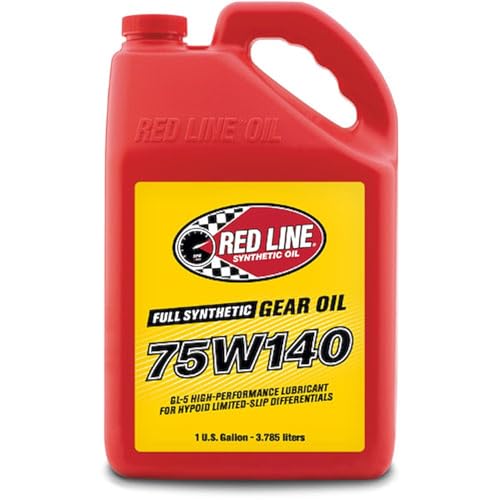 Red Line 57915 75W140 GL-5 Synthetic Gear Oil for Hypoid Limited Slip Differentials - 1 Gallon
