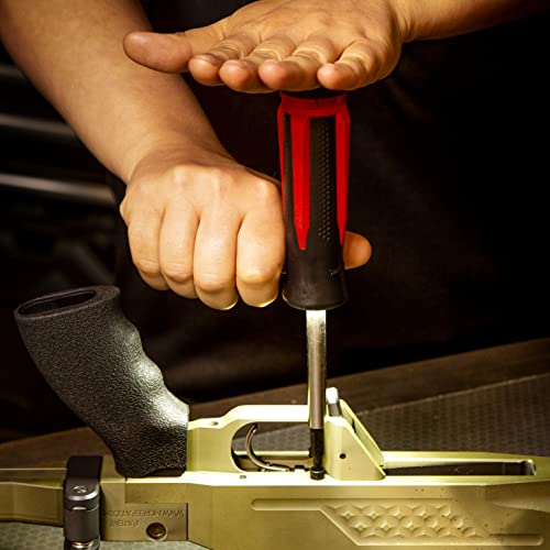Real Avid Precision Screwdriver Set for Gun Maintenance | 90 PCS Screw Driversets with LED Driver, Hex, Phillips & Torx Bit Set | Kit Includes Magnetic Bit Driver, Turret Tool, Multibit Set & Case - style: Driver, Bit Set, Turret Tool