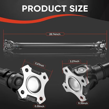 26207620520 Drive Shaft - Front Driveshaft Propeller Drive Shaft Assembly - color: 26207620520