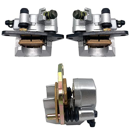 Front Left Right & Rear all Brake Calipers for Suzuki Vinson 500 LT-A500F/LT-F500F 2003-2007