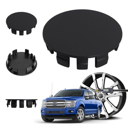 2.4Inch 62MM Wheel Center Caps, Pack of 4 (Matte Black, Outer 62MM, Inner 56MM) - color: Matte Black, size: Outer 62MM , Inner 56MM (3.3MM Clip)