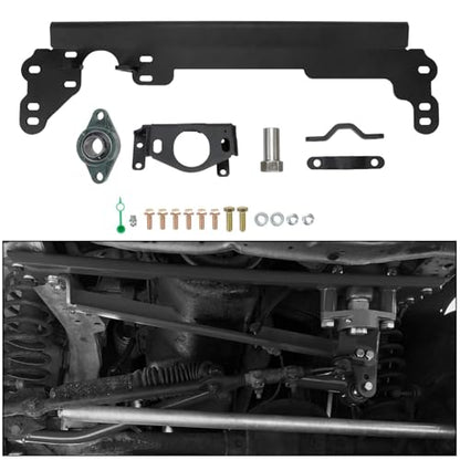 ECOTRIC Steering Box Brace Compatible with 1984-2001 Cherokee XJ