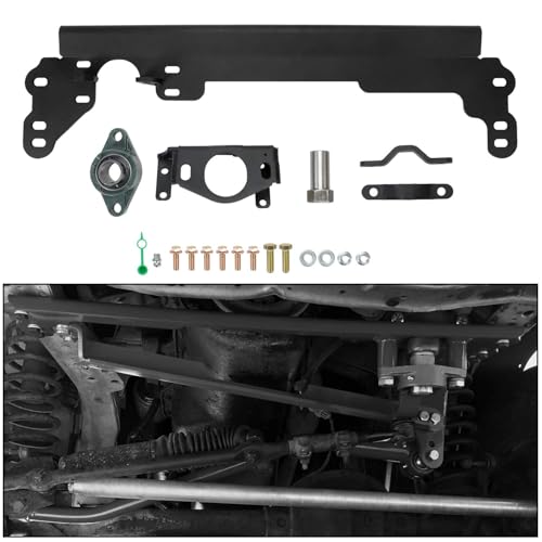 ECOTRIC Steering Box Brace Compatible with 1984-2001 Cherokee XJ