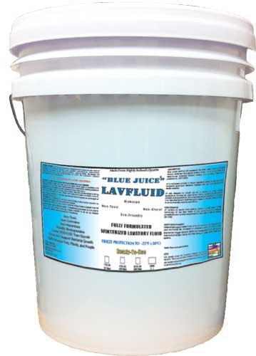 BlueJuice LavFluid Lavatory Deodorant and Antifreeze 5 Gallon Pail