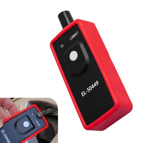 Car TPMS Activation Tool, Replace OEM Number# EL-50449, Tire Pressure Monitor Sensor Activation Reset Tool, Compatible with Ford Lincoln Mercury TPMS Relearn Tool (Black & Red)