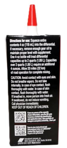 Lubegard 42851 Limited Slip Supplement, 4 fl. oz Case of 12
