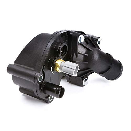 902-860 Engine Coolant Thermostat & Housing with Sensor Assembly for Ford Explorer 2002-2010 V6 4.0L Explorer Sport Trac 2007-2010 Mercury Mountaineer 2002-2010, 2L2Z8592AA 2L2Z8592BA