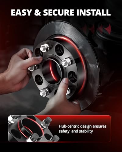 EVIL ENERGY 5x4.5 Wheel Spacers 2", 67.1 mm Bore Hubcentric M12x1.5 Studs - size: 2 inch