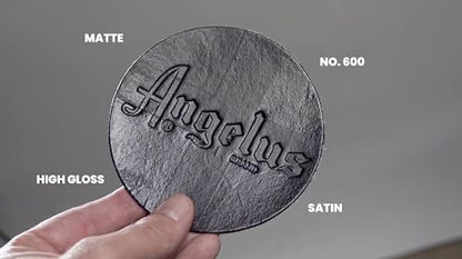 Angelus Matte Acrylic Finisher 1 fl oz – Flexible Clear Coat for Leather Shoes, Bags, Jackets & Accessories, Matte Acrylic Sealer Varnish for Leather Craft & Restoration. No. 620