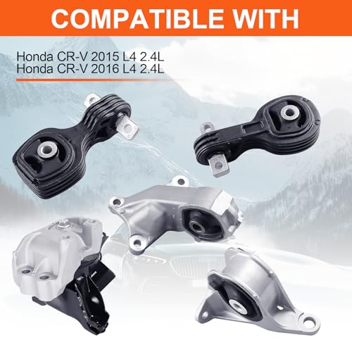 Engine Motor Mount ,Replacement for A65081 A65082 A65041 A65052 A65070 - size: CR-V 2.4L 15-16