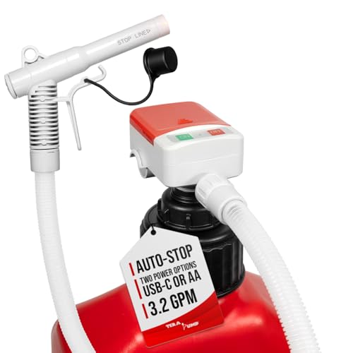TERA PUMP Dual Power Auto Stop Liquid Transfer Pump - style: AutoStop USB Pump