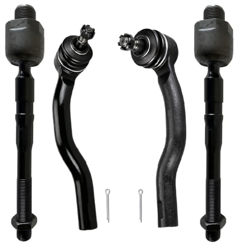 4PC Front Tie Rods FITS for Ford Edge 2007-2014, for Lincoln MKX 2007-2015 - size: 4p for mkx 07-15