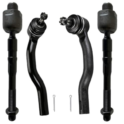 4PC Front Tie Rods FITS for Ford Edge 2007-2014, for Lincoln MKX 2007-2015 - size: 4p for mkx 07-15
