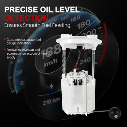 Electric Fuel Pump Module Assembly Compatible For Chrysler 300 2005-2017 Dodge Challenger 2008-2017 Dodge Charger 2006-2015 Magnum 2005-2008 V6 V8 Replace E7192M E7241M P76609M 68102695AG - size: E7192M