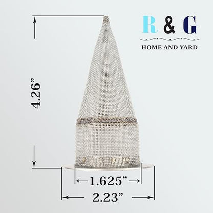 1 PC-Cone-Type Stainless Steel Spark Arrestor Screen 1.625”