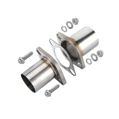 3.0'' OD Exhaust Flange Repair Pipe Kit.Stainless Steel Exhaust Welding Flange Quick Repair for Exhaust Flange Pipe With Gasket,Flange Bolt and Nut (OD 3.0") - size: 2 Bolt OD 3.0"